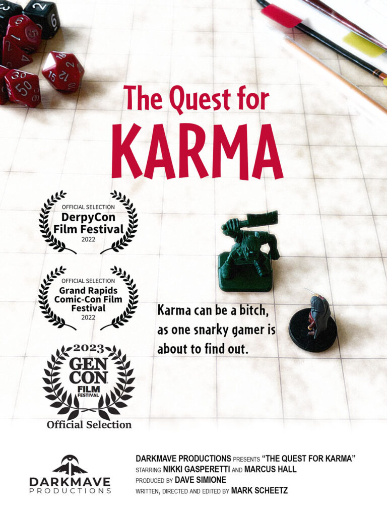 The Quest for Karma short comedy film poster